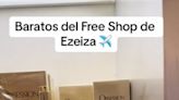 Fue al aeropuerto de Ezeiza, entró al Free Shop y se sorprendió al ver las promociones que había