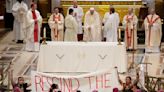 'Rescind the Doctrine' protest greets pope in Canada