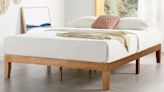 This Best-Selling (and Super Chic) Wooden Bed Frame Costs Under $150 on Amazon