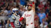 Harper hits grand slam, streaking Phillies rout Blue Jays 10-1