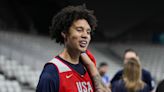 All Aboard! US women's basketball team arrives at Olympics via train from London