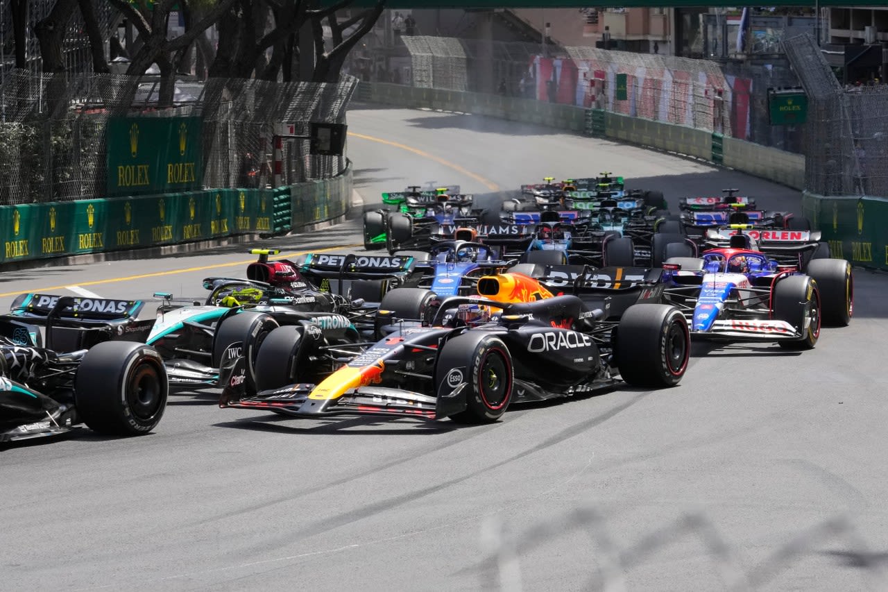 Ferrari’s Leclerc wins F1 Monaco GP after 1st lap crash takes out Perez and 2 other cars