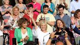 Dolors Montserrat, en campaña de las elecciones europeas en Jerez