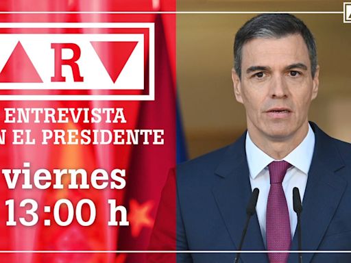 Antonio García Ferreras entrevista a Pedro Sánchez en el plató de Al Rojo Vivo este viernes