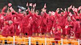 Team Canada floats into Olympic opening ceremony on a boat | Offside