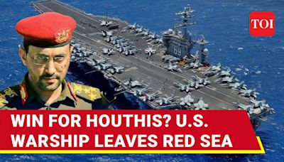 Houthi Rebels Claim Attack on U.S. Aircraft Carrier in Red Sea | TOI Original - Times of India Videos