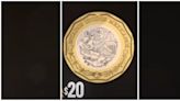 Moneda de 20 pesos mexicanos tiene un valor $100,000 pesos