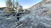 Toda una madrugada de trabajos para controlar un incendio forestal en San Martín de la Vega
