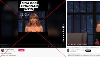 AI video of Taylor Swift assailing Duterte supporters circulates in the Philippines