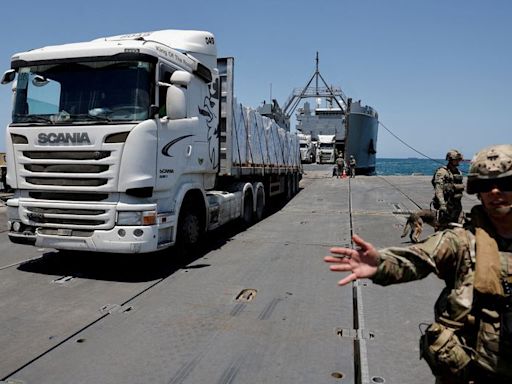 US military ends Gaza floating pier mission to bring aid to Palestinians by sea