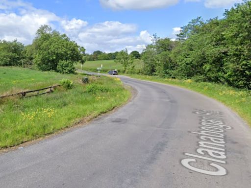 Road closure in Omagh following serious collision