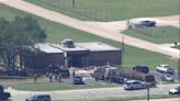 1 dead and 13 injured in semitrailer crash at a Texas public safety office, with the driver jailed