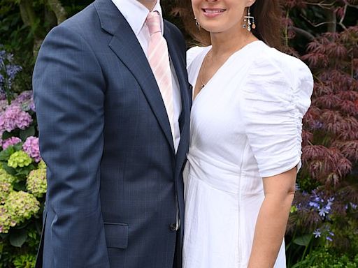 Lord Frederick Windsor and Sophie Winkleman arrive at Wimbledon