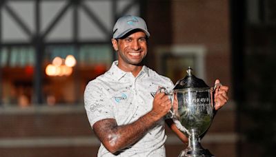 Aaron Rai wins first PGA Tour title at Wyndham Championship as Max Greyserman collapses