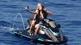 Kim Kardashian Spotted Jet Skiing in a Bikini During Yacht Vacation in Greece: Photo