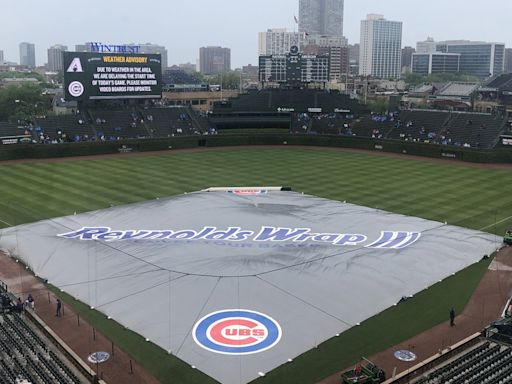 Tuesday night's Cubs-Brewers to begin in a rain delay. Here's what we know