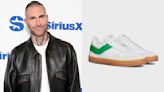 Adam Levine Laces Up White Celine Sneakers for SiriusXM Interview