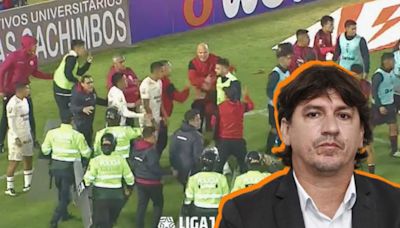 Jean Ferrari defendió a Universitario y culpó a jugadores de Melgar de la violenta pelea en Arequipa