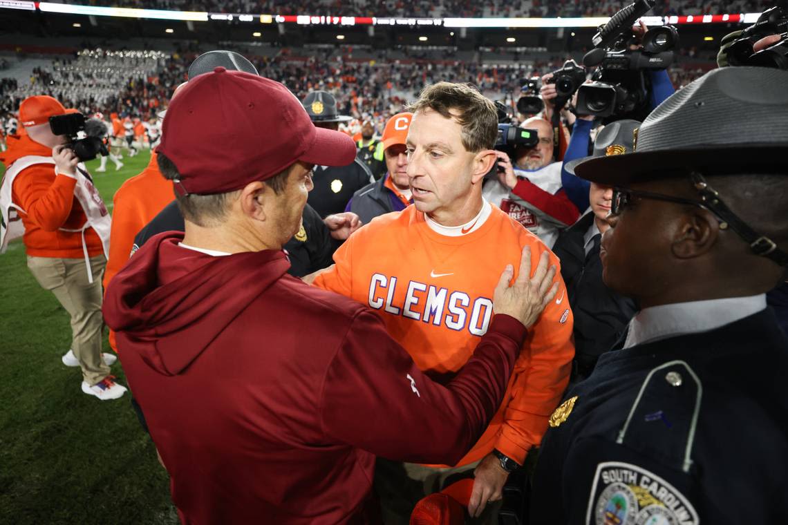 Where Shane Beamer, Dabo Swinney rank on CBS Sports ‘hot seat’ list