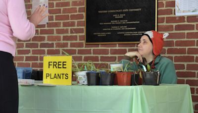 Western Connecticut State University celebrates Earth Day with climate change talk, plant swap