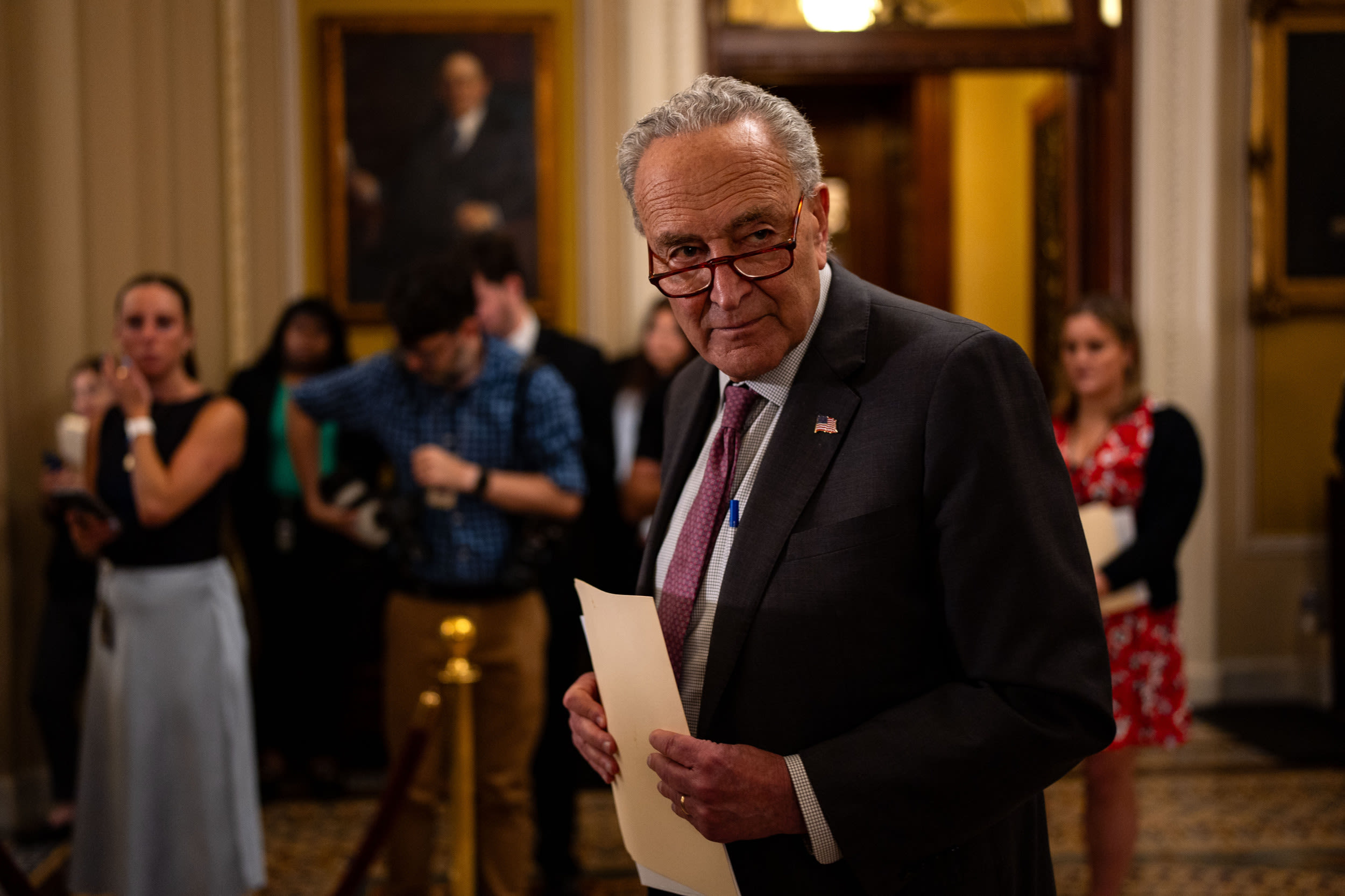 Chuck Schumer's 3-Word Response for Claim 'No Jews Allowed' As Top Democrat