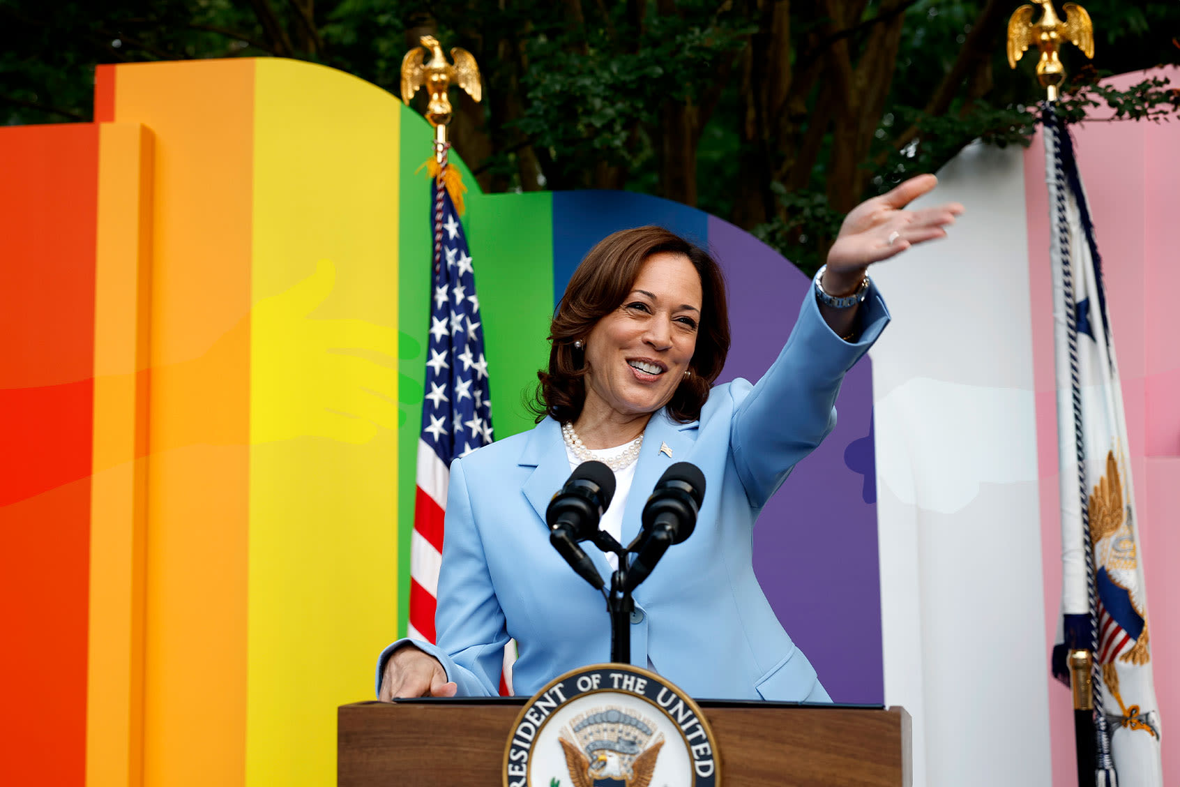 In her national debut Kamala Harris was better TV than Donald Trump's rerun. Can she keep it up?
