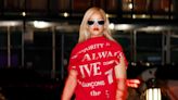 Rihanna Is Red Hot on Mother’s Day in Sexy Comme des Garcons Ensemble