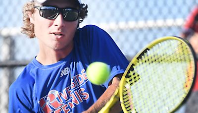 Riverside boys tennis, closing in on state title, postponed by weather