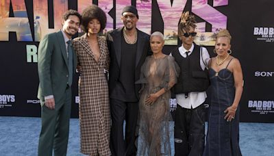 Will Smith entouré par sa famille pour son grand retour