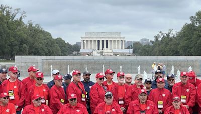 Veterans of Central Valley Honor Flight visit the United States Capitol