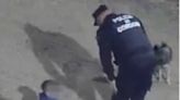 Policías hallan a bebé gateando en la madrugada
