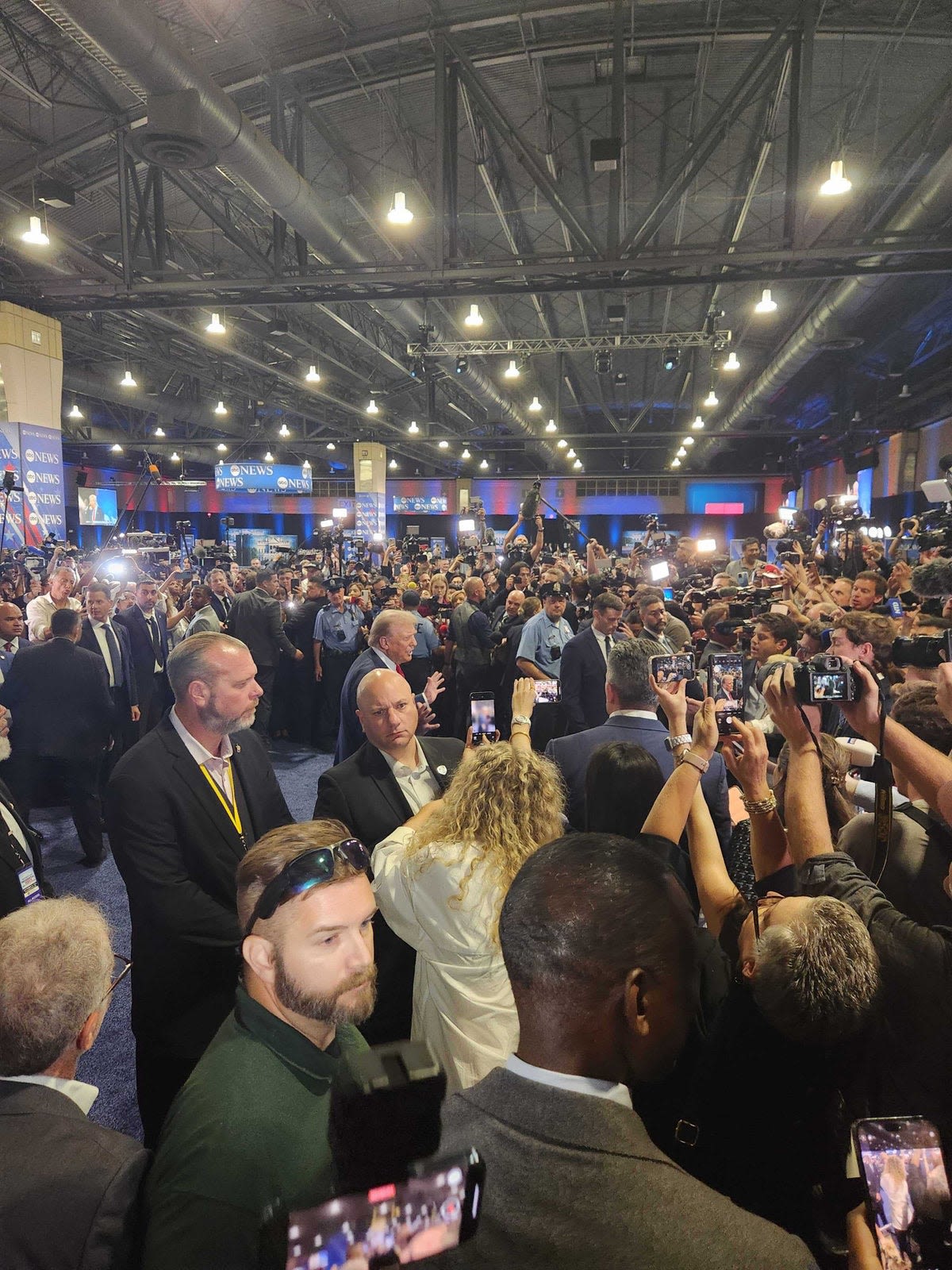 In the spin room at the Harris-Trump debate, I witnessed the strangest moments in my political career