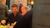 Esto fue lo que pidió David Beckham y cuánto gastó en el restaurante Gallo71 de Monterrey