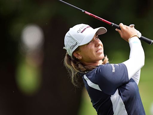 Evian Championship: Stephanie Kyriacou holds one-shot lead as Gemma Dryburgh plays 27 holes in one day