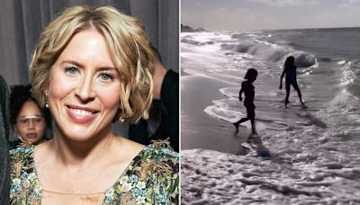 Erin Napier Shares an Inside Look at Beach Day with Her Daughters — From Dolphin Watching to Jumping Waves