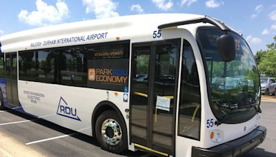 Your chances of riding an electric bus at RDU airport keep getting better