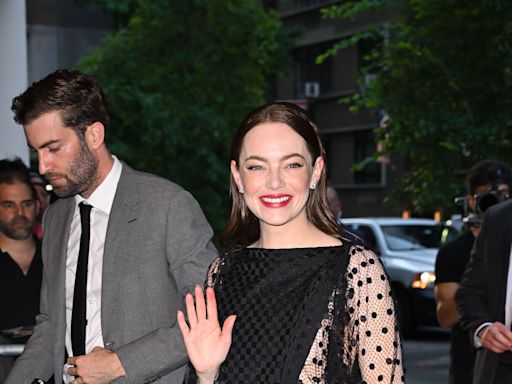 Emma Stone’s Husband Dave McCary Sweetly Carried Her Purse as She Arrived at Her Premiere