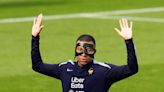 Kylian Mbappé is getting used to his new mask ahead of France’s game against Poland, teammate says