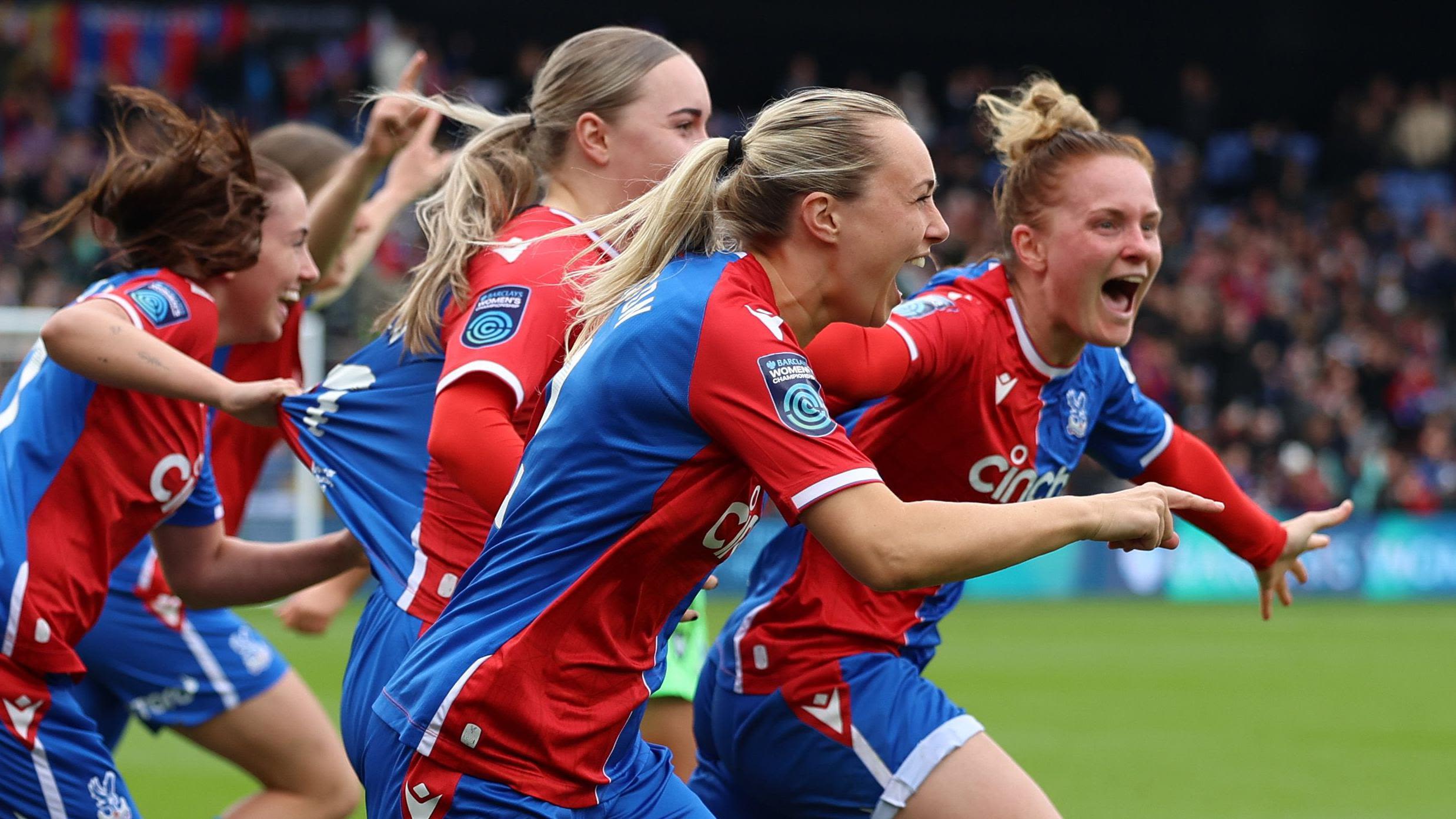 'No-one expected this' - Crystal Palace reach WSL