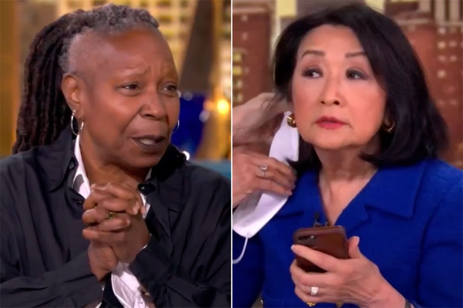 Connie Chung interrupts Whoopi Goldberg on 'The View,' jokes about Maury Povich giving her a big ring: 'He thinks I'm Jewish'