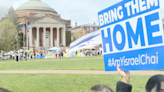 Syracuse University demonstrators peaceful as pro-Israel and pro-Palestine groups meet