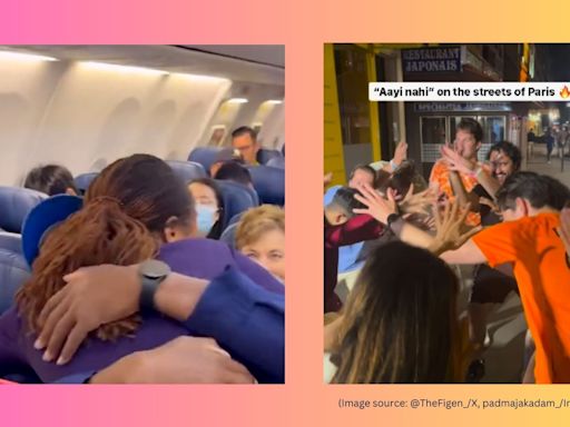 Flight attendant surprising her father, ‘Aayi nahi’ dance in Paris, and more: Top 5 viral videos today