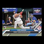 【帝國棒球商城】Wyatt Langford 2024 遊騎兵 大物新秀 百大農場 開幕戰 首安 RC Topps now MLB 球員卡