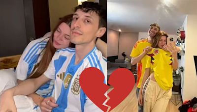 Resultados de la Copa América meterían en problemas a tiktoker argentina con su novio colombiano: “Me baja la presión”