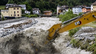 3 missing in a landslide in Swiss Alps as heavy rains cause flash floods