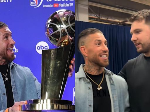 Sergio Ramos viaja a Estados Unidos con su hijo para las Finales de la NBA