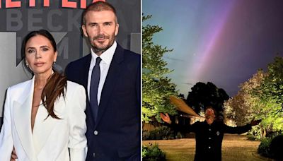 Victoria and David Beckham Share Stunning Pics Watching the Northern Lights — See the Photos!
