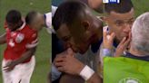 ¿Fracturado? Kylian Mbappé sufrió brutal golpe en la nariz y preocupa a Francia y al Real Madrid