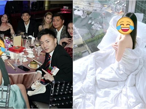 鍾培生出席晚會被美女包圍 28歲TVB小花忽然升級坐隔籬！
