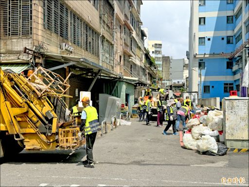 中壢新明市場整頓 明德路車道封閉